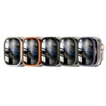 AppleWatch S10 49mm  サイドまで保護可能 アルミフレーム AppleWatch  49mm強化ガラス 覗き見防止 ガラス フィルム 全面保護 液晶保護ガラスフィルム  全5色 SKU:IPC02222025023LS - 画像 (4)