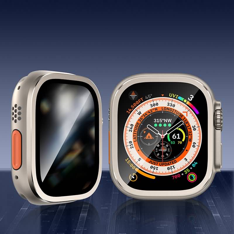 IPC02222025023LS-04.jpg AppleWatch S10 49mm サイドまで保護可能 アルミフレーム AppleWatch 49mm強化ガラス 覗き見防止 ガラス フィルム 全面保護 液晶保護ガラスフィルム 全5色 SKU:IPC02222025023LS - 画像 (1)