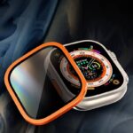 AppleWatch S10 49mm  サイドまで保護可能 アルミフレーム AppleWatch  49mm強化ガラス 覗き見防止 ガラス フィルム 全面保護 液晶保護ガラスフィルム  全5色 SKU:IPC02222025023LS - 画像 (13)