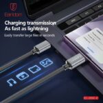 Type-c to Type-c 充電ケーブル  PD60W 急速充電 ケーブル 2.0m ナイロン素材 USB Type-Cケーブル 高耐久 断線防止 充電ケーブル  SKU:IPC02262025002 - 画像 (2)