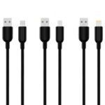 iPhone Lighting・type-c USB ケーブル PD100W Type-C充電ケーブル 1.2m シリコン素材 高耐久 断線防止 充電ケーブル Lighting ケーブル 全5色  SKU:IPC02262025011 - 画像 (11)