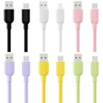 iPhone Lighting・type-c USB ケーブル PD100W Type-C充電ケーブル 1.2m シリコン素材 高耐久 断線防止 充電ケーブル Lighting ケーブル 全5色  SKU:IPC02262025011 - 画像 (9)