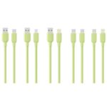 iPhone Lighting・type-c USB ケーブル PD100W Type-C充電ケーブル 1.2m シリコン素材 高耐久 断線防止 充電ケーブル Lighting ケーブル 全5色  SKU:IPC02262025011 - 画像 (6)