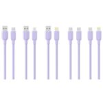 iPhone Lighting・type-c USB ケーブル PD100W Type-C充電ケーブル 1.2m シリコン素材 高耐久 断線防止 充電ケーブル Lighting ケーブル 全5色  SKU:IPC02262025011 - 画像 (3)