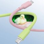 iPhone Lighting・type-c USB ケーブル PD100W Type-C充電ケーブル 1.2m シリコン素材 高耐久 断線防止 充電ケーブル Lighting ケーブル 全5色  SKU:IPC02262025011 - 画像 (14)