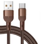 USB Type-C 充電ケーブル PD100W/60W/27W usb type-c ケーブル 1m 1.5m ライトニングケーブル シリコン 充電ケーブル Lighting ケーブル 高耐久 断線防止 充電ケーブル Dark grey SKU:IPC02262025015
