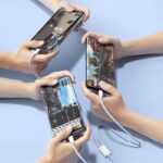 100W 充電ケーブル 3in1 USB Type-C 高耐久 ナイロン ケーブル 1.2m 急速充電 Android用 micro USB Type-C 急速充電ケーブル  USBケーブル ライトニングケーブル  全6色 SKU:IPC02262025017 - 画像 (6)
