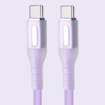 Type-c to Type-c 充電ケーブル PD60W/27W 急速充電 ケーブル 1.0m シリコン素材 USB Type-Cケーブル 高耐久 断線防止 充電ケーブル   全4色 SKU:IPC02262025018 - 画像 (12)