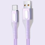 Type-c to Type-c 充電ケーブル PD60W/27W 急速充電 ケーブル 1.0m シリコン素材 USB Type-Cケーブル 高耐久 断線防止 充電ケーブル   全4色 SKU:IPC02262025018 - 画像 (8)