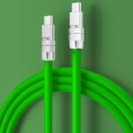 タイプC to タイプC ケーブル 1m 1.5m シリコン ケーブル PD240W/PD120W高出力対応 PD 急速充電 USB to Lightning  12W急速充電 スマホ充電   全5色 SKU:IPC02262025020 - 画像 (24)