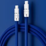 タイプC to タイプC ケーブル 1m 1.5m シリコン ケーブル PD240W/PD120W高出力対応 PD 急速充電 USB to Lightning  12W急速充電 スマホ充電   全5色 SKU:IPC02262025020 - 画像 (23)