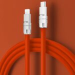 タイプC to タイプC ケーブル 1m 1.5m シリコン ケーブル PD240W/PD120W高出力対応 PD 急速充電 USB to Lightning  12W急速充電 スマホ充電   全5色 SKU:IPC02262025020 - 画像 (16)