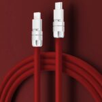 タイプC to タイプC ケーブル 1m 1.5m シリコン ケーブル PD240W/PD120W高出力対応 PD 急速充電 USB to Lightning  12W急速充電 スマホ充電   全5色 SKU:IPC02262025020 - 画像 (15)