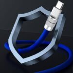 タイプC to タイプC ケーブル 1m 1.5m シリコン ケーブル PD240W/PD120W高出力対応 PD 急速充電 USB to Lightning  12W急速充電 スマホ充電   全5色 SKU:IPC02262025020 - 画像 (6)
