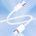 Type-c to Type-c 充電ケーブル PD100W/240W 急速充電 ケーブル 1m 1.5m 2.0m ナイロン素材 USB Type-Cケーブル 高耐久 断線防止 充電ケーブル  全2色 SKU:IPC02262025023 - Image 2