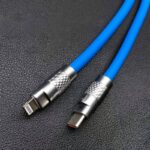 PD100W 充電ケーブル 2in1 usb-c  type-c ケーブル 2台同時充電コード 1.2m 1.8m 多機能 高耐久シリコン 2in1 充電ケーブル  全2色  SKU:IPC02262025025 - Image 2