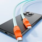 Type-c to Type-c 充電ケーブル PD240W 急速充電 ケーブル 1m 1.5m 2.0m  シリコン素材 USB Type-Cケーブル 高耐久 断線防止 充電ケーブル  全5色  SKU:IPC02262025026 - Image 5