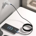 Type-c to Type-c 充電ケーブル PD100W 急速充電 ケーブル 1.2m  ナイロン素材 USB Type-Cケーブル 高耐久 断線防止  デジタル表示 充電ケーブル SKU:IPC02262025027 - Image 4