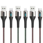 iPhone Lighting・type-c USB ケーブル 6A Type-C充電ケーブル 1.0m 高耐久 断線防止 充電ケーブル Lighting ケーブル 全3色 SKU:IPC02262025029 - Image 2