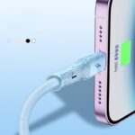 iPhone Lighting・type-c USB ケーブル  Type-C充電ケーブル  シリコン素材 高耐久 断線防止 充電ケーブル Lighting ケーブル 全4色 SKU:IPC02262025030 - Image 10