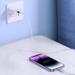 iPhone Lighting・type-c USB ケーブル  Type-C充電ケーブル  ナイロン素材 高耐久 断線防止 充電ケーブル Lighting ケーブル 全5色 SKU:IPC02262025031 - Image 8