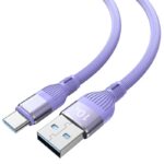 USB to Type-c 充電ケーブル 10A 最大120W 高出力対応 PD 急速充電 ケーブル 1m 1.5m シリコン ライトニングケーブル Type-Cケーブル 高耐久 断線防止 充電ケーブル 全3色 SKU:IPC02262025034 - 画像 (13)