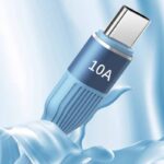 USB to Type-c 充電ケーブル 10A 最大120W 高出力対応 PD 急速充電 ケーブル 1m 1.5m シリコン ライトニングケーブル Type-Cケーブル 高耐久 断線防止 充電ケーブル 全3色 SKU:IPC02262025034 - 画像 (12)