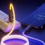 Type-C カラフル光る充電ケーブル  66W 超高速充電 1m USB-C ケーブル 光る3in1 マルチUSB充電ケーブル  光る充電ケーブル  Lightning ライトニングケーブル iphoneケーブル Android用 micro USB SKU:IPC02262025041 - Image 2