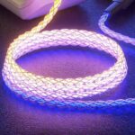 Type-C カラフル光る充電ケーブル  66W 超高速充電 1m USB-C ケーブル 光る3in1 マルチUSB充電ケーブル  光る充電ケーブル  Lightning ライトニングケーブル iphoneケーブル Android用 micro USB SKU:IPC02262025041 - Image 4