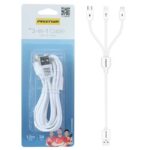 充電ケーブル  3in1 USB Type-C 高耐久 シリコン ケーブル 1.2m 急速充電 Android用 micro USB Type-C 急速充電ケーブル Pisen USBケーブル ライトニングケーブル SKU:IPC02262025042 - Image 6