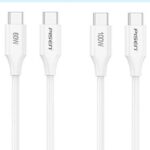 Type-c to Type-c 充電ケーブル 最大100W高出力対応 PD 急速充電 ケーブル 1.0m  ナイロン素材 USB Type-Cケーブル  Pisen 高耐久 断線防止 充電ケーブル SKU:IPC02262025045