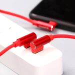 iPhone Lighting・type-c USB ケーブル 1m 2m ナイロン素材 USB Type-Cケーブル ライトニングケーブル 高耐久 断線防止 充電ケーブル Lighting ケーブル  全3色 SKU:IPC02262025049 - Image 3