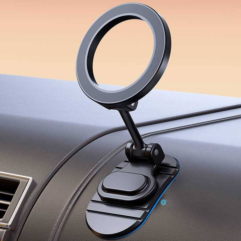 IPC02262025051-7.jpg Magsafe対応 車載ホルダー 多機能 折れ畳式 スマホホルダー 360度回転可能 マグネット式車載ホルダー マグネット ダッシュボードホルダー SKU:IPC02262025051 - Image 1