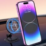Magsafe対応 車載ホルダー 多機能 折れ畳式 スマホホルダー 360度回転可能 マグネット式車載ホルダー  マグネット ダッシュボードホルダー SKU:IPC02262025051 - Image 4