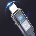 充電ケーブル 3in1 USB Type-C 高耐久ナイロン ケーブル 100W急速充電 Android用 micro USB Type-C 急速充電ケーブル  USBケーブル ライトニングケーブル  全2色 SKU:IPC02262025053 - Image 4