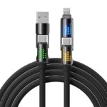 PD240W 対応  急速充電 ケーブル 1.2m 充電ケーブル USB Cケーブル 4in1 iPhone 充電ケーブル  Android Micro USB Type-C ケーブル 全4色 SKU:IPC02262025054 - Image 3