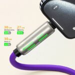 PD240W 対応  急速充電 ケーブル 1.2m 充電ケーブル USB Cケーブル 4in1 iPhone 充電ケーブル  Android Micro USB Type-C ケーブル 全4色 SKU:IPC02262025054 - Image 13