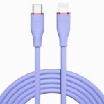 iPhone Lighting・type-c USB ケーブル Type-C充電ケーブル 1m シリコン素材 高耐久 断線防止 充電ケーブル Lighting ケーブル 全5色 SKU:IPC02272025016