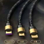 5A 充電ケーブル 3in1 USB Type-C 高耐久 ナイロン ケーブル 1.2m 急速充電 Android用 micro USB Type-C 急速充電ケーブル USBケーブル ライトニングケーブル SKU:IPC02272025017 - Image 3