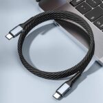 Type-c to Type-c 充電ケーブル PD240W 急速充電 ケーブル 1m ナイロン素材 USB Type-Cケーブル 高耐久 断線防止 充電ケーブル SKU:IPC02272025018 - 画像 (4)