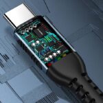 Type-c to Type-c 充電ケーブル PD240W 急速充電 ケーブル 1m ナイロン素材 USB Type-Cケーブル 高耐久 断線防止 充電ケーブル SKU:IPC02272025018 - 画像 (6)