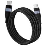 Type-c to Type-c 充電ケーブル PD240W 急速充電 ケーブル 1m ナイロン素材 USB Type-Cケーブル 高耐久 断線防止 充電ケーブル SKU:IPC02272025019 - 画像 (3)