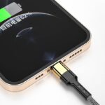 Type-c to Type-c 充電ケーブル PD27W 急速充電 ケーブル 1.2m 2.0m ナイロン素材 USB Type-Cケーブル 高耐久 断線防止  充電ケーブル SKU:IPC02272025021 - Image 3