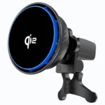 MagSafe対応 強磁力 車載ホルダー QI2 15W ワイヤレス充電器 エアコン吹出口 半導体冷却 強磁力 スマホホルダー車載ホルダー 角度自由調節 SKU:IPC02272025046 - 画像 (2)