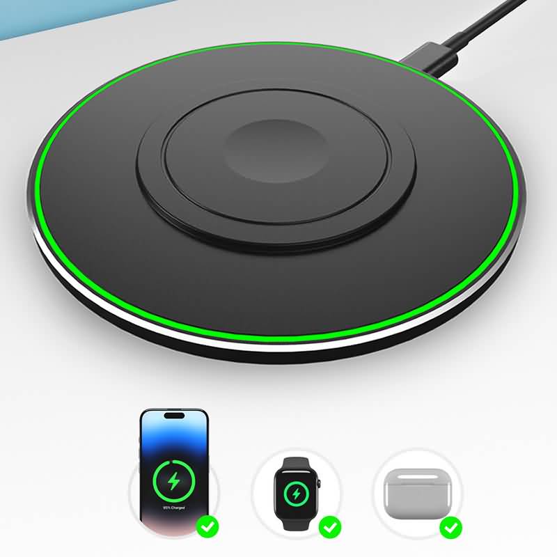 IPC02272025047-01.jpg PD15W 3in1 快速充電器 チャージャー ワイヤレス充電器 iPhone充電器 type- C 装着のままでも充電可能 全2色 SKU:IPC02272025047 - Image 1