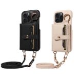 iPhone 16 Pro Max 合成革ケース ショルダー 背面型ケース iPhone 6/7/8/SE2/SE3 背面型ケース iPhone16 PUレザー ケース スマホケース 全2色 SKU:IPC02272025052 - Image 7