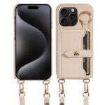 iPhone 16 Pro Max 合成革ケース ショルダー 背面型ケース iPhone 6/7/8/SE2/SE3 背面型ケース iPhone16 PUレザー ケース スマホケース 全2色 SKU:IPC02272025052