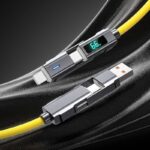 Type-C MicroUSB Lightning 充電ケーブル 1本4役 シリコン素材 マルチ充電ケーブル 4in1 高速データ通信 急速充電 1.0m 1.5m Type -C USB充電ケーブル PD66W/27W 高出力対応 急速充電 ケーブル 全7色 SKU:IPC02282025002 - Image 10