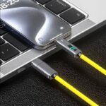 Type-C MicroUSB Lightning 充電ケーブル 1本4役 シリコン素材 マルチ充電ケーブル 4in1 高速データ通信 急速充電 1.0m 1.5m Type -C USB充電ケーブル PD66W/27W 高出力対応 急速充電 ケーブル 全7色 SKU:IPC02282025002 - Image 2