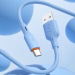 iPhone Lighting・type-c USB ケーブル 66W Type-C充電ケーブル 1.0m シリコン素材 高耐久 断線防止 充電ケーブル Lighting ケーブル  全4色 SKU:IPC02282025006 - 画像 (4)